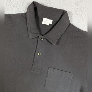 Sunspel Riviera Polo Shirt Mens M Fits Small Lightweight Gray Shirt Collared